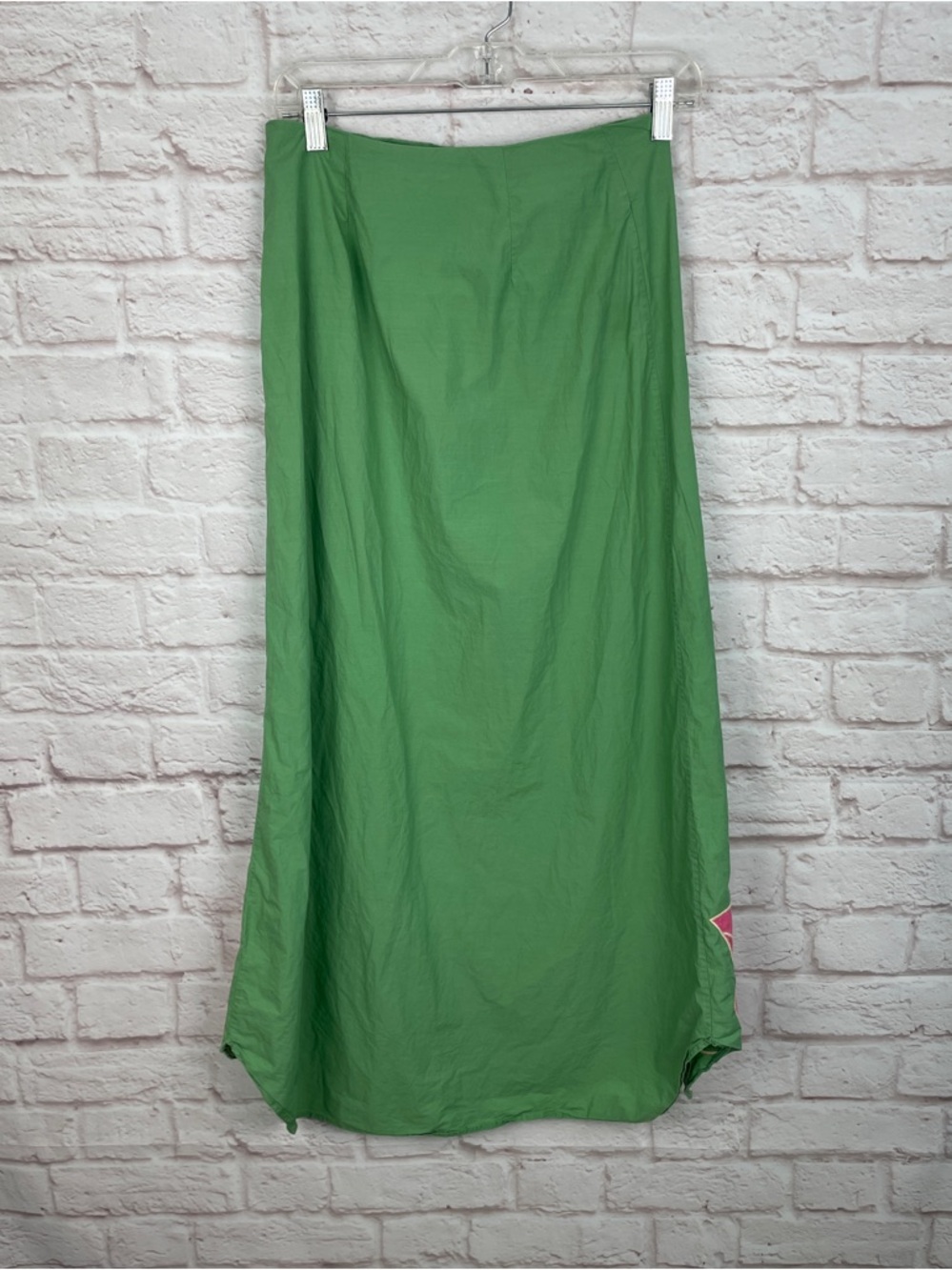 FARM Rio Full Floral Green Maxi Skirt Size S Flawed* - Picture 2 of 10